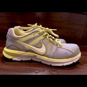 Nike Gray and Yellow Shoes